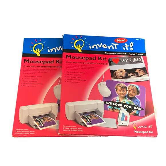 VTG Invent It 2000 Mousepad Kit 18417-0 Personal Computer Creation Ink Jet Print - Picture 1 of 16